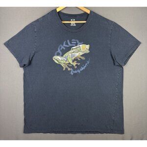 Oakley Sunglass Frogskins Promo Shirt 2XL Eyewear Rare Art Logo Tee